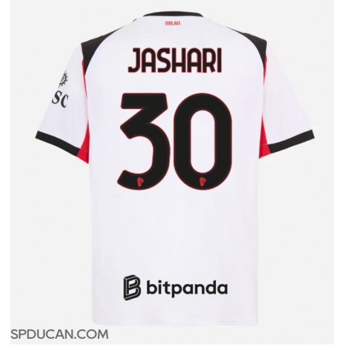 Muški Nogometni Dres AC Milan Ardon Jashari #30 Gostujuci 2025-26 Kratak Rukav